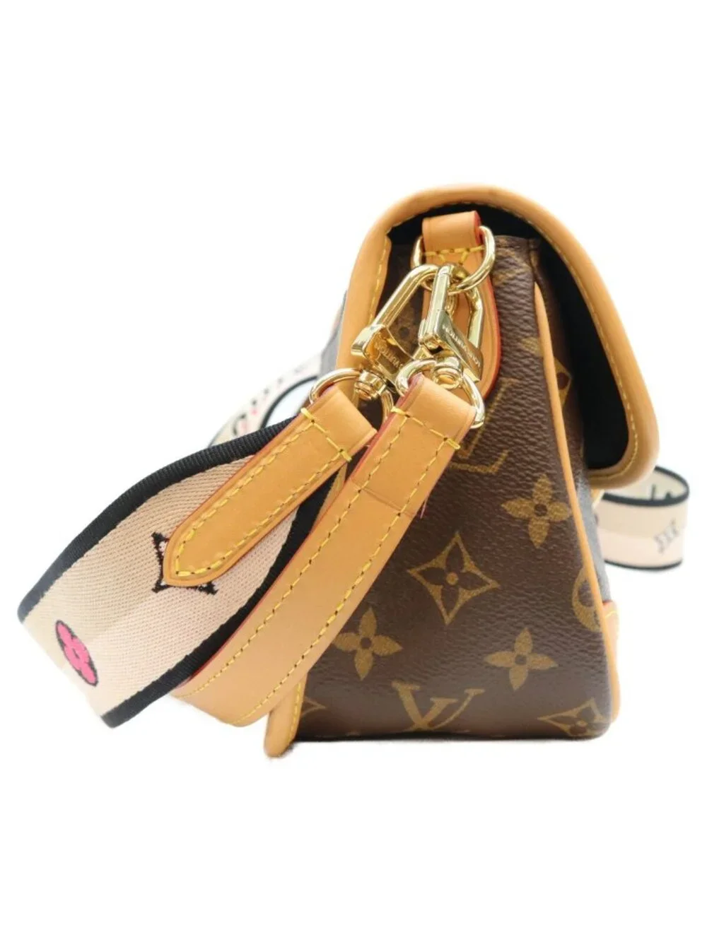 Louis Vuitton Monogram Noir Diane NM PM Shoulder Bag